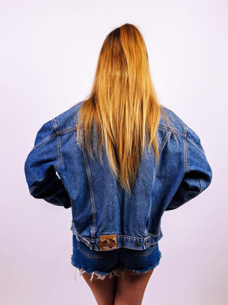 Vintage Cropped Women’s Denim Jacket - M/L