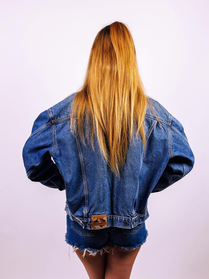 Vintage Cropped Women’s Denim Jacket - M/L